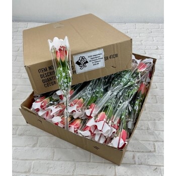 Peach Roses Carton